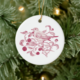 Blackberry Harvest - Ceramic Ornament