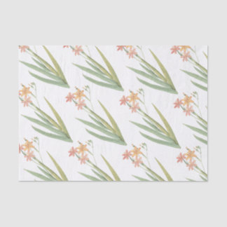 Blackberry lily Flower Pattern Tissue Paper