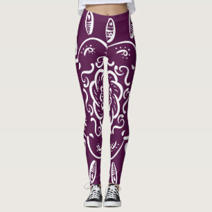 Blackberry Mandala Leggings