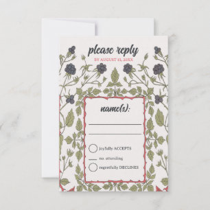 Blackberry vintage automne RSVP