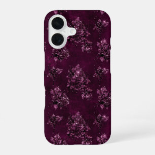 Blackberry Wine Pattern  iPhone 16 Case
