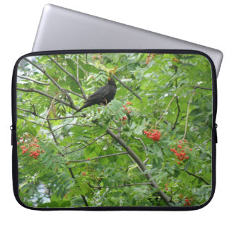 Blackbird and Berries Laptop Bag