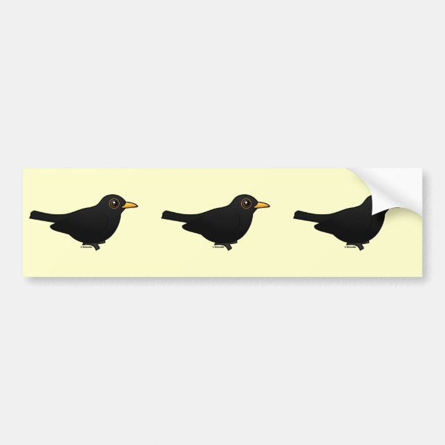 Blackbird Bumper Sticker (Front)