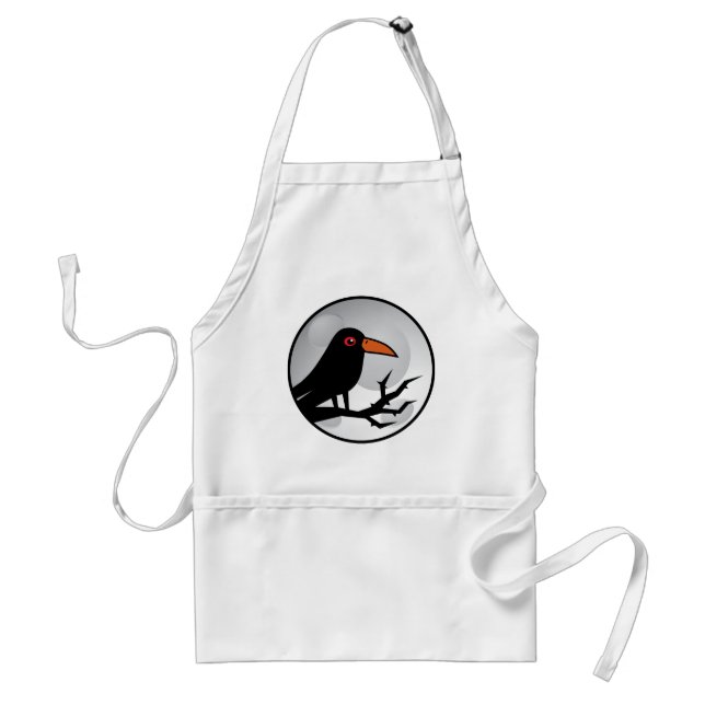 Blackbird Goth Raven/Crow Standard Apron (Front)