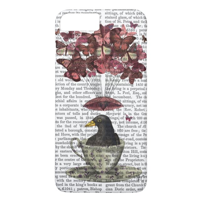 Blackbird In Teacup Case-Mate iPhone Case (Back)