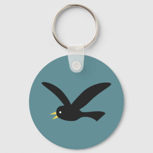 Blackbird Keychain