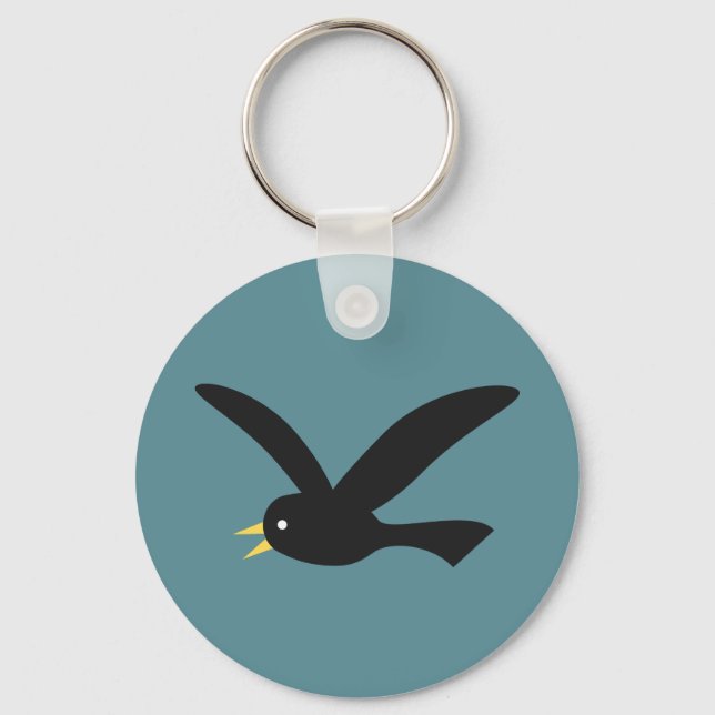 Blackbird Keychain (Front)