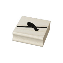 Blackbird Rubber Stamp