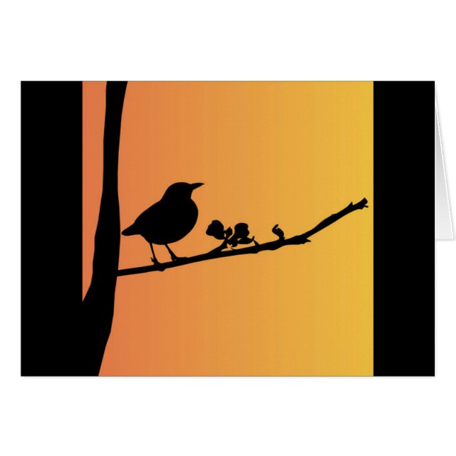 Blackbird Silhouette (Front Horizontal)