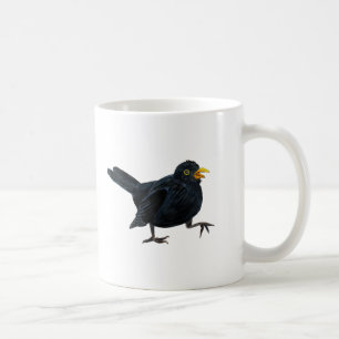 Blackbird Singing Beautiful Birdsong Coffee Mug