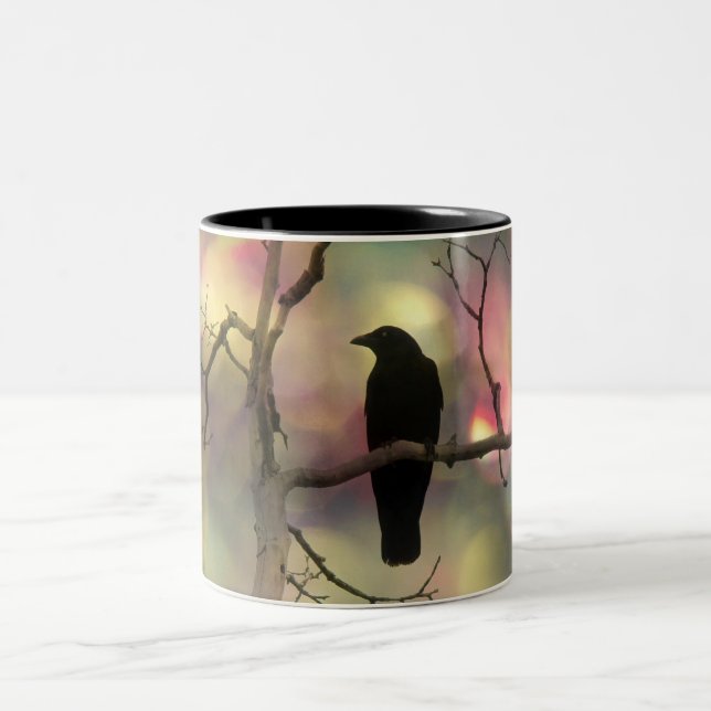 Blackbird Twinkle Two-Tone Coffee Mug (Center)