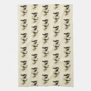 Blackbirds and Oriole, Audubon's Birds of America Kitchen Towel