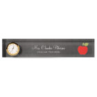 Blackboard and Red Apple School Teacher