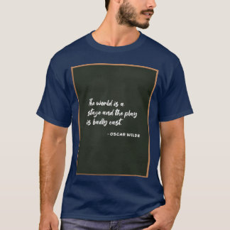 Blackboard Oscar Wilde Quote boy T-Shirt