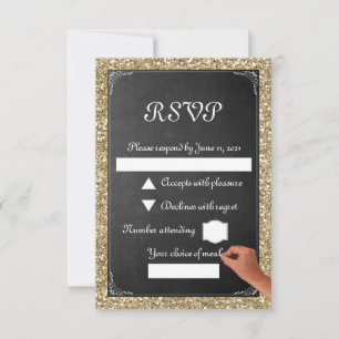 Blackboard RSVP Card