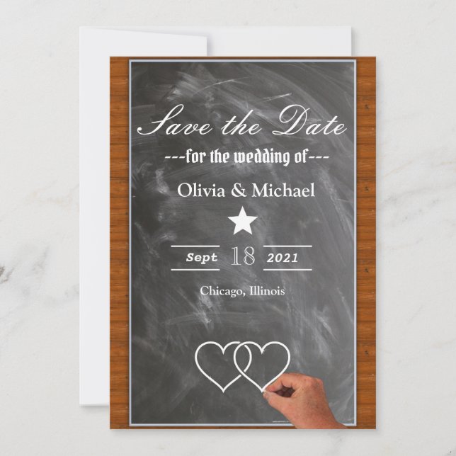 Blackboard Save The Date (Front)