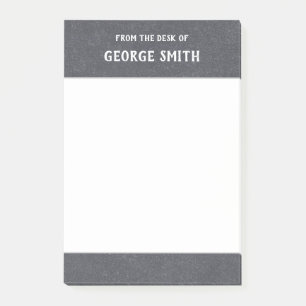 Blackboard Style From the Desk of Customizable   Post-it Notes