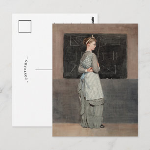 Blackboard   Winslow Homer Postcard