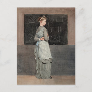 Blackboard   Winslow Homer Postcard