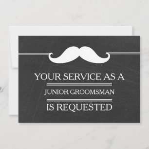 Blackboard Your Service as a Groomsman Request Invitation