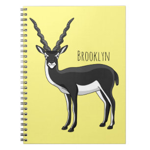 Blackbuck antelope illustration notebook
