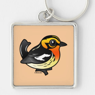 Blackburnian Warbler Keychain