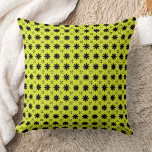 Blackburst Throw Pillow