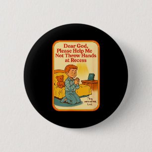 Blackcraft God School Funny Dark Humor Goth Punk M 2 Inch Round Button