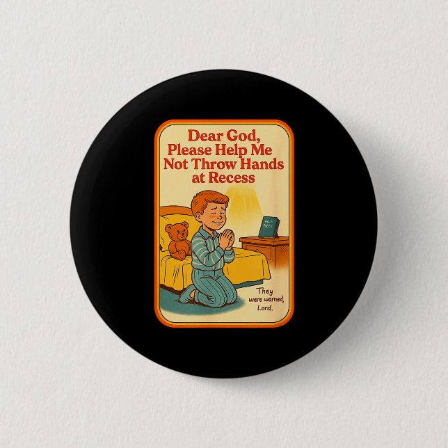 Blackcraft God School Funny Dark Humor Goth Punk M 2 Inch Round Button (Front)