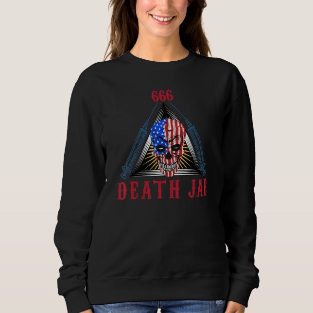 Blackcraft Satanic Occult Witch Goth Evil 666  Dea Sweatshirt (Front)