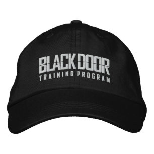 Blackdoor Training Program (black cap) Embroidered Hat