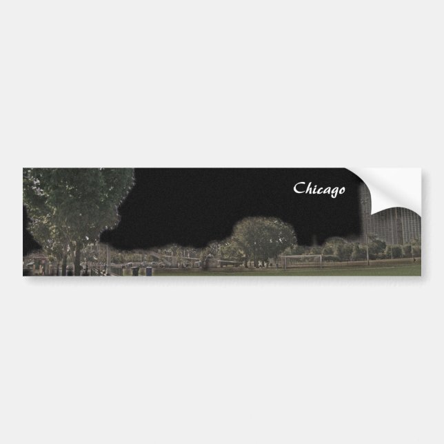 Blackened Skies Chicago Bumper Sticker (Front)