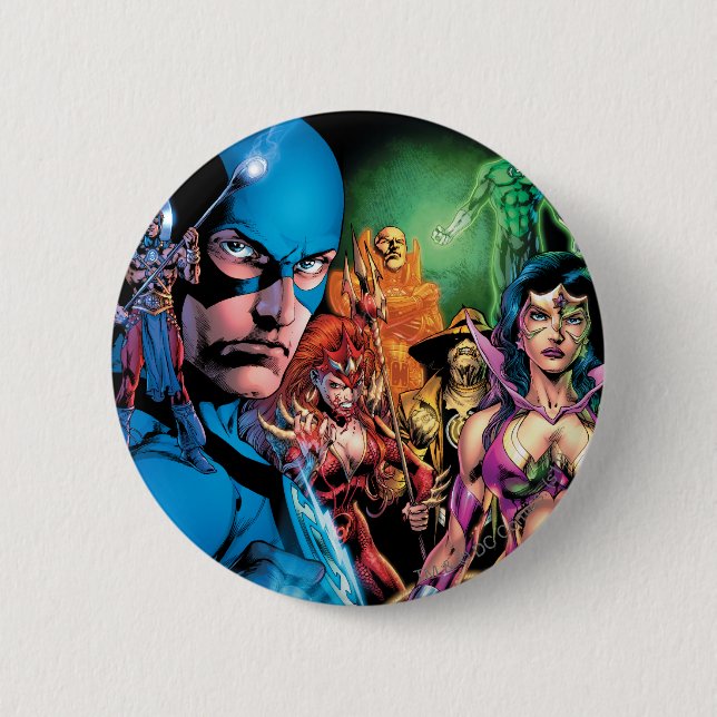 Blackest Night Comic Panel 2 - Colour Inch Round Button (Front)