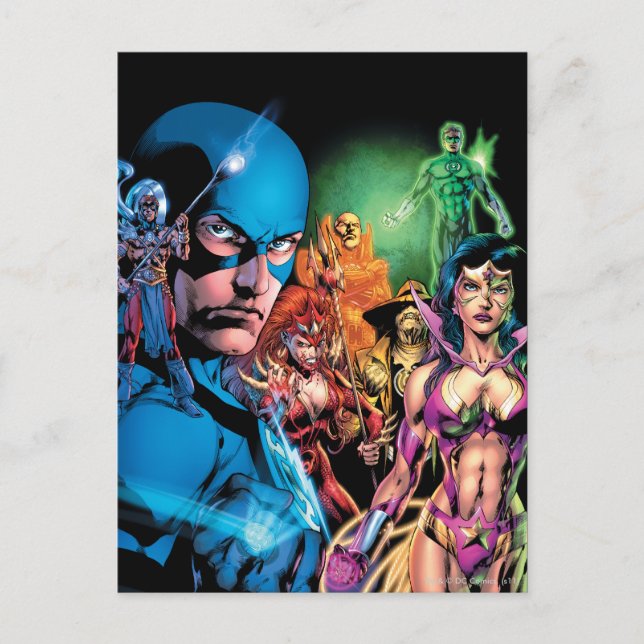 Blackest Night Comic Panel 2 - Colour Postcard (Front)