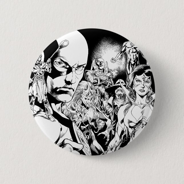 Blackest Night Comic Panel 2 Inch Round Button (Front)