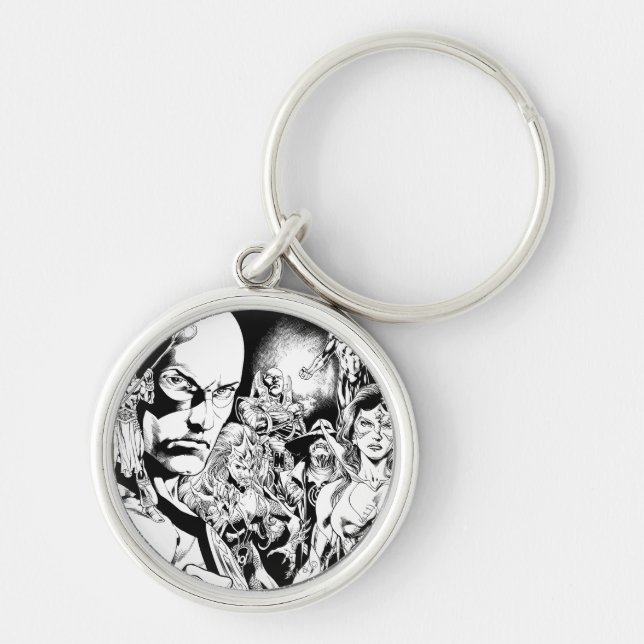Blackest Night Comic Panel 2 Keychain (Front)