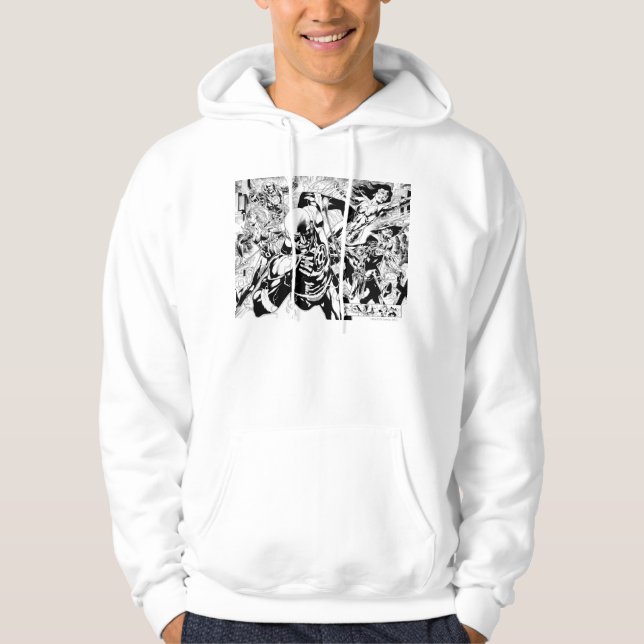 Blackest Night Comic Panel Hoodie (Front)