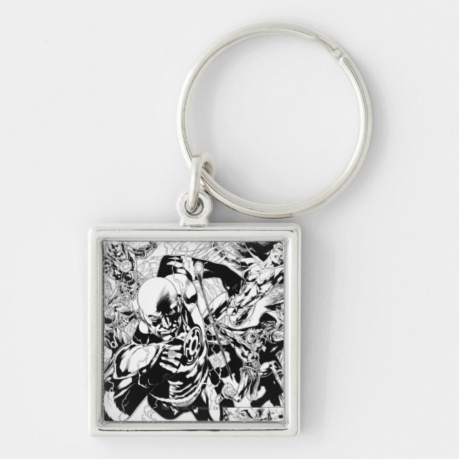 Blackest Night Comic Panel Keychain (Front)