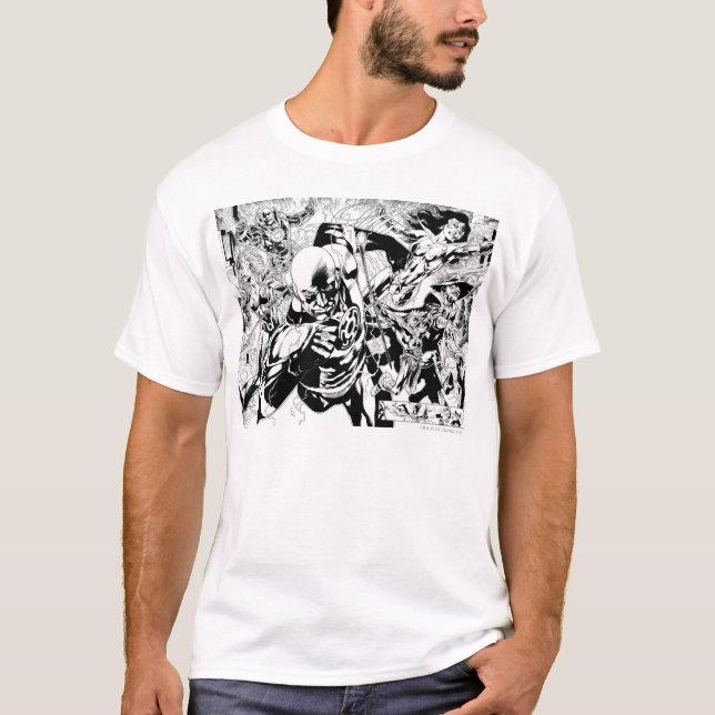 Blackest Night Comic Panel T-Shirt (Front)