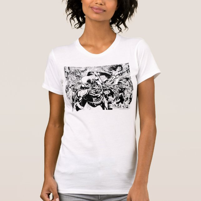 Blackest Night Comic Panel T-Shirt (Front)