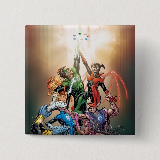 Blackest Night Cover 2 Inch Square Button (Front)