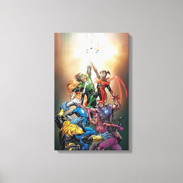 Blackest Night Cover Canvas Print (Front)