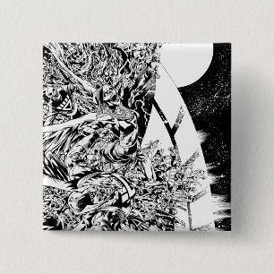 Blackest Night Group and Moon 2 Inch Square Button