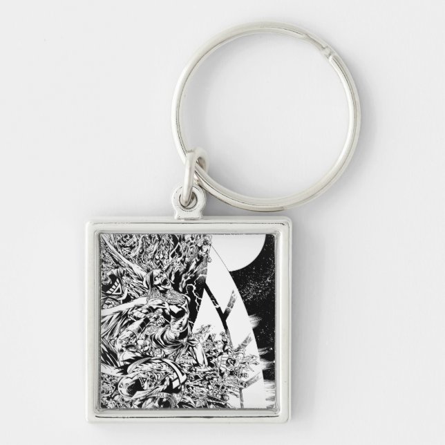 Blackest Night Group and Moon 2 Keychain (Front)