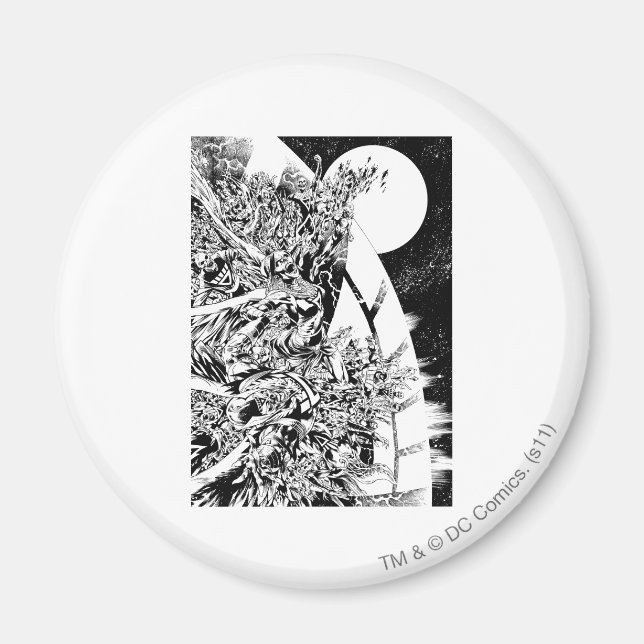 Blackest Night Group and Moon 2 Magnet (Front)