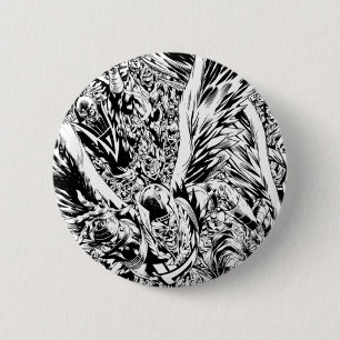 Blackest Night Group Painting - Black and White 2 Inch Round Button