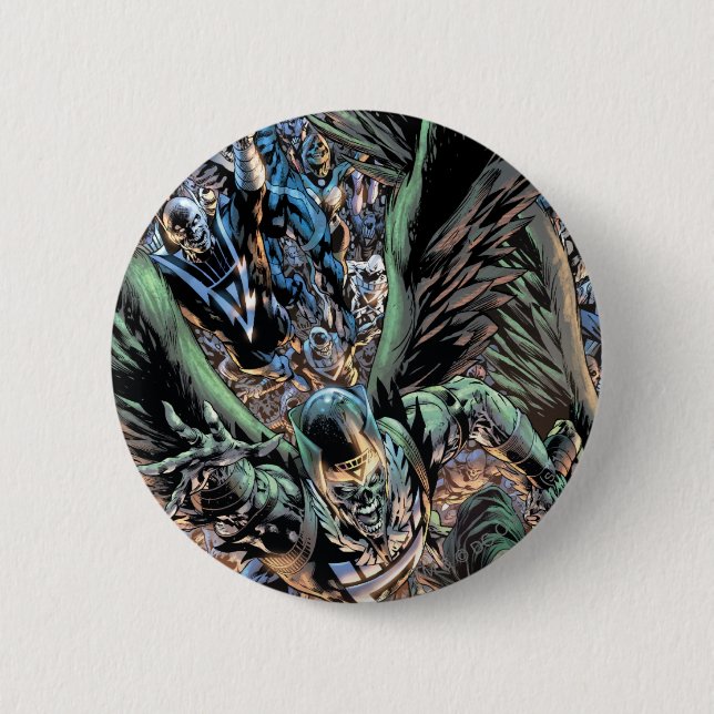 Blackest Night Group Painting - Colour 2 Inch Round Button (Front)