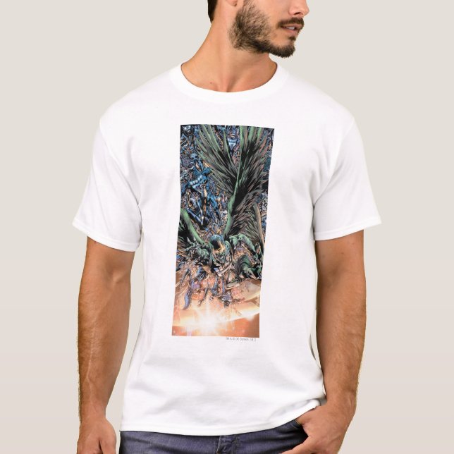 Blackest Night Group Painting - Colour T-Shirt (Front)