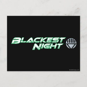 Blackest Night Logo 2 Postcard
