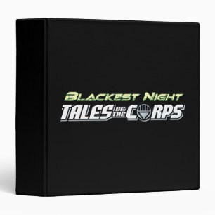 Blackest Night Tales of the Corps Binder